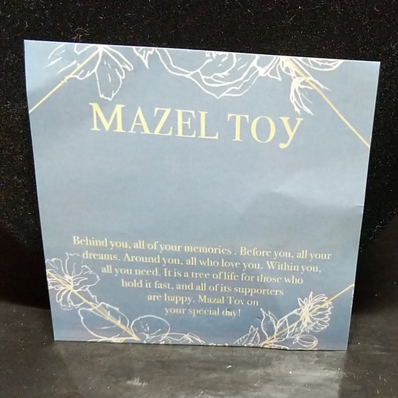 Mazel Toy Tree of Life Charm on Chain Judaica - Picture 3 of 8